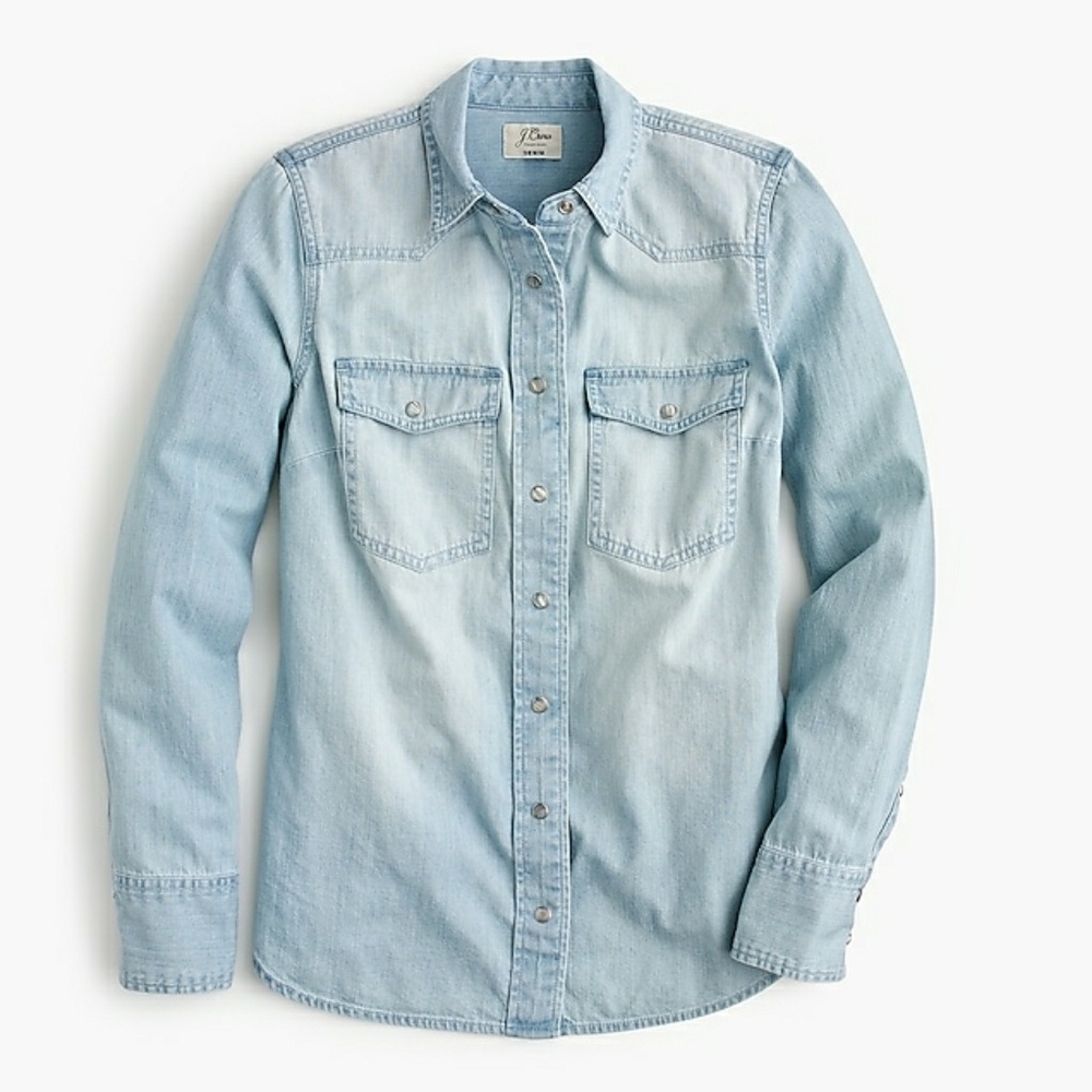 🎉 Western shirt in light wash